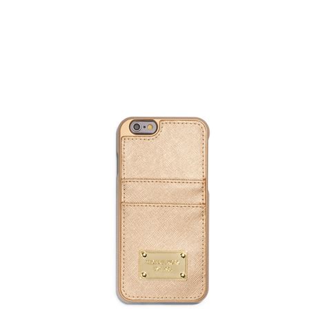 michael kors saffiano leather pocket case iphone 6|Michael Kors Saffiano Leather Pocket for Apple iPhone X.